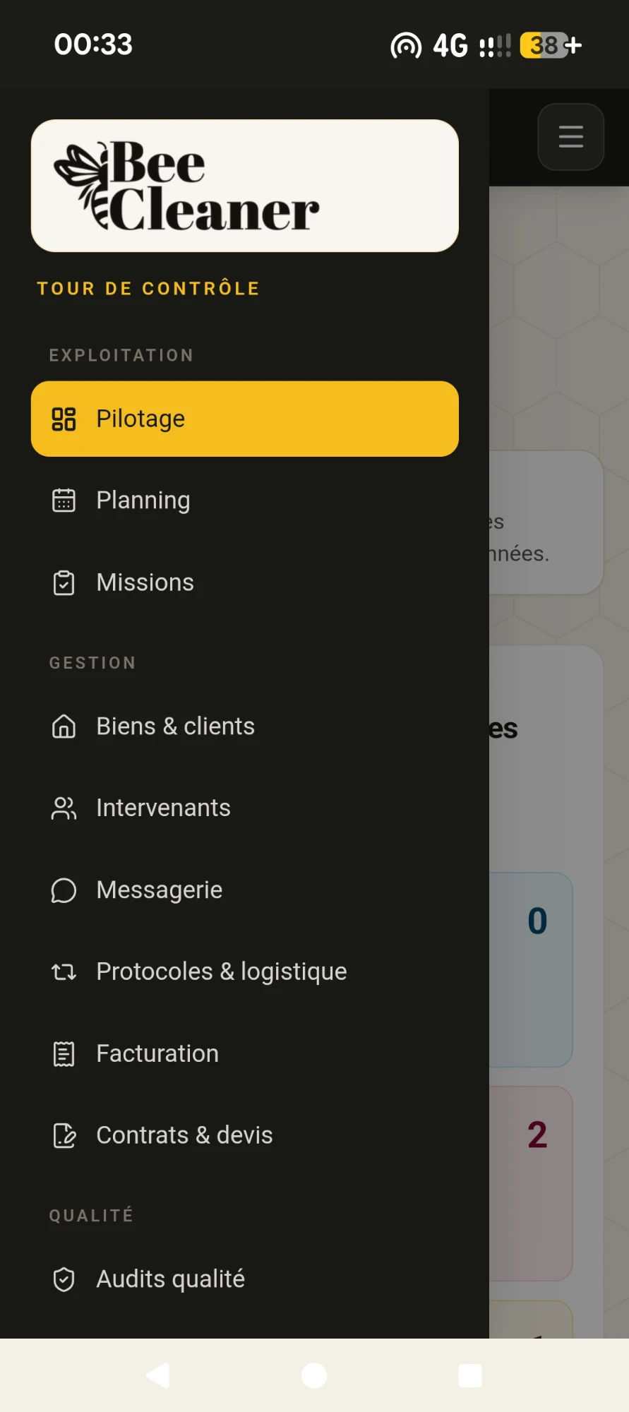 Outil métier Bee Cleaner