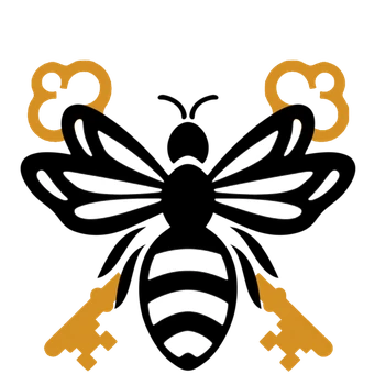 Icône abeille sur-mesure pour l'identité de Bee Cleaner