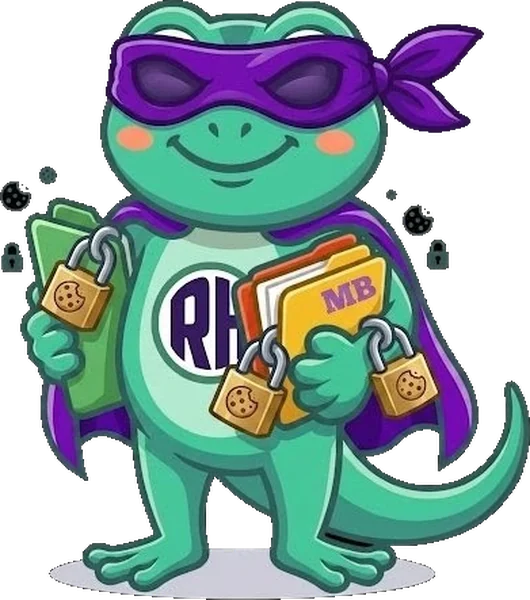 Mascotte Mon Bureau RH, dossiers fermés par des cadenas